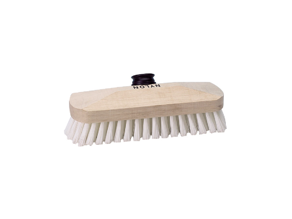 RICHIR Lave-Pont Nylon S30+ Avec Douille - Brosse De Nettoyage Robuste Pour Pont Et Surfaces
