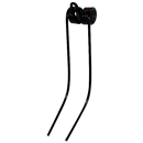 Federzinken für Mäher GIROBOIS GW220 schwarz - Nachbau