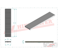 Filtre à air adaptable HIFI FILTER SC90445