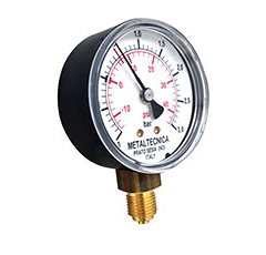 Manomètre à sec 1/4" Ø 60 mm pour tonne à lisier