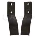 Lame droite 190 x 50 x 10 mm pour rotavator MURATORI adaptable
