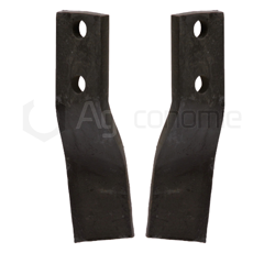 Lame droite 190 x 50 x 10 mm pour rotavator MURATORI adaptable