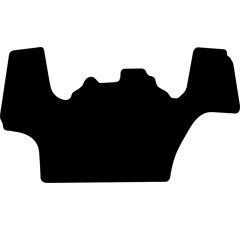 Passform Fußmatte passend für NEW HOLLAND T4 T 4, T5 T 5 und T5 T 5 ab 2012 und Electrocommand ab 2016