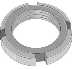 Écrou pour palier M25 x 1,5 adaptable - BlackSteel©