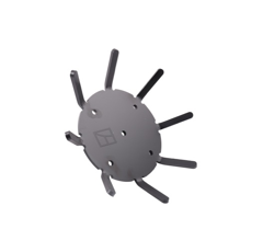 Étoile d'entraînement 370mm pour bineuse EINBÖCK 6150-0508 adaptable - BlackSteel©