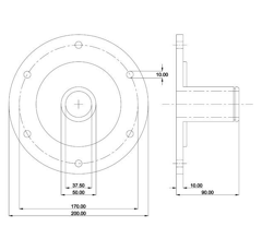 Bride pour faucheuse FELLA 101.140 origine