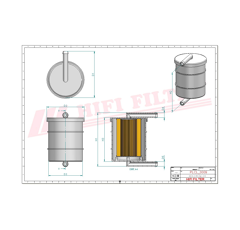 Filtro diesel HIFI FILTER SN20004 Adaptable