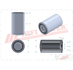 Filtre à gasoil adaptable HIFI FILTER SN5272
