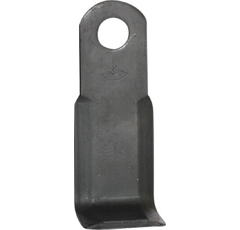 Couteau équerre pour broyeur 195x60mm AGRICOM adaptable - Blacksteel©