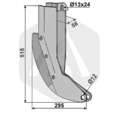 Säschar 515 mm 200058967 - 58967 - 59057 BECKER - KONGSKILDE Nachbau