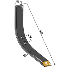 Schmalschar - Hartmetall - Länge 455 - Mehrere Marken
