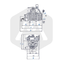 Compresseur star 84 ma 14420 l/min adaptable