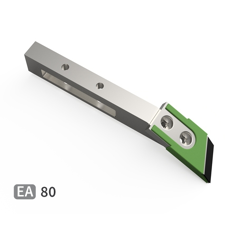 Barre et pointe Gauche boulonnée carbure et rechargement MICHEL adaptable