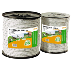 Elektroseil Mustang aus PE Monofilen 6mm oder 8mm 200m