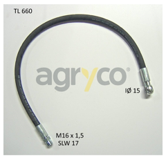 Tuyau hydraulique avec raccords pour téléscopique MANITOU 234530 adaptable