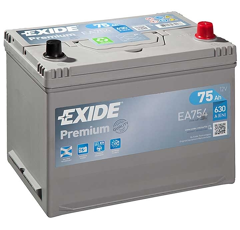 Batterie 12 V 75 AH EA754 Exide