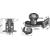 Palier droit avec tige pour déchaumeur GREAT PLAINS  601-209V adaptable - BlackSteel©