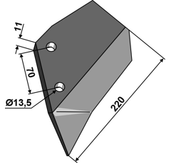 Aileron gauche pour DAL-BO 76266 adaptable - BlackSteel©