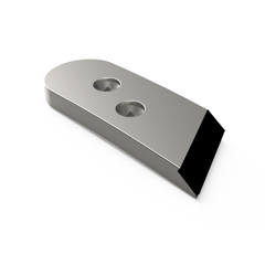 Pointe Gauche carbure pour charrue FENET 10900107 adaptable