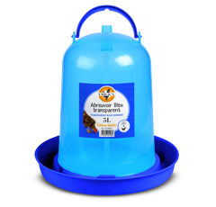 Abreuvoir bleu transparent pour poules 5 L CHICK'A
