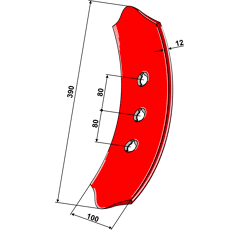 Spitzschar 101LAN04 Pöttinger-Landsberg Nachbau