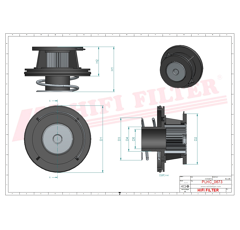 Filtre hydraulique adaptable HIFI FILTER SH74373