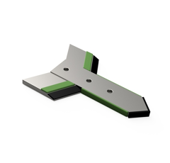 Sabot 3 trous carbure et ailerons ACTISOL 19300004 adaptable