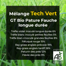 Mélange GT Bio Pature Fauche longue durée Toutes situations - Tech Vert