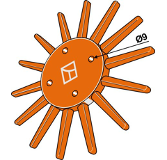 Fingerstern - Ø240mm - K.U.L.T - weich