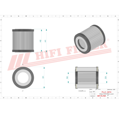 Filtre à huile adaptable HIFI FILTER SO11051