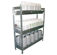 Etagère PREMIUM - 3 Niveaux pour Produits Phytosanitaires 