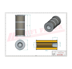 Filtre hydraulique de transmission adaptable HIFI FILTER SH52092