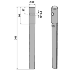 Kreiseleggenzinken - rechts / links= RH 34 RH34SCHMOTZER RH  Schmotzer