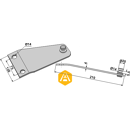 Porte couteau pour faucheuse PEZET PZ-0243 - adaptable