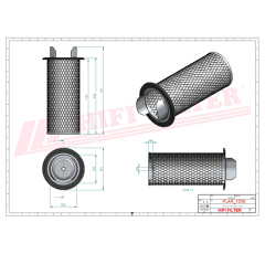 Filtre à air sécurité adaptable HIFI FILTER SA16248