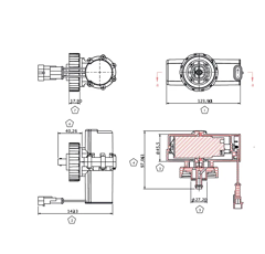 Pompe d'alimentation pour tracteur CASE IH 87802238 adaptable