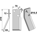 Rotorzinken,  A Links 210 x 70 Massano Nachbau