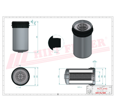 Filtre à gasoil adaptable HIFI FILTER SN40671