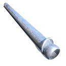 Tube raccord mâle type BAUER 150-200 mm pour tonne à lisier adaptable