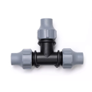 Lockverbinder für Tropf- und PE-Rohre, T- Kupplung 16 mm x 16 mm x 16 mm