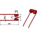 Dent de pick-up pour presse à balles WELGER 0940.52.67.00 adaptable - BlackSteel©