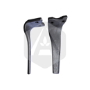 Dent de herse rotative droite forgée 525604 adaptable