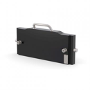 Adapterplatte W= 314 140 x 80  Schwarz      