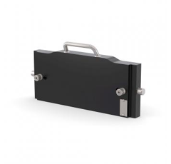 Adapterplatte W= 314 140 x 80  Schwarz      