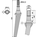 Kreiseleggenzinken - rechts / links RH2KVERNELAND RH  Kverneland
