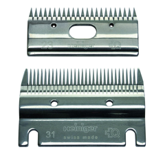 Jeu de peignes 31 et 23 dents pour tondeuse HEINIGER
