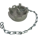 Bouchon cadenassable pour raccord pompier Ø 50 mm en aluminium