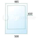 Pare-brise gauche pour machine agricole RENAULT 7700071501 adaptable
