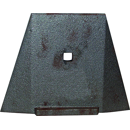 Talon réversible 1/4 et 1/2 tour pour charrue BONNEL 14900021 origine