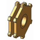 Noix à 6 empreintes mécano soudée  Ø 30 mm KUHN